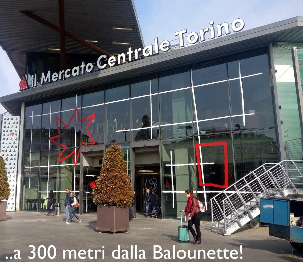 La Balounette - Pittoresco Attico Centrale Con Vista Sui Monti Turim Exterior foto